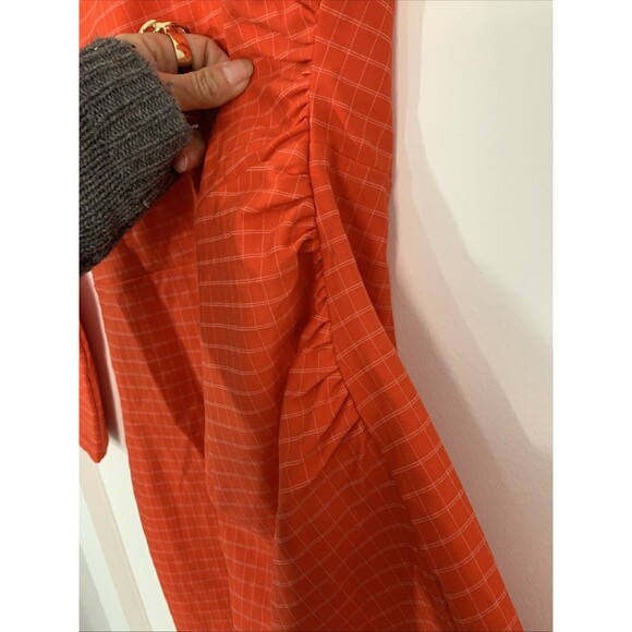 New Hours Red Anabel Mini From Revolve Small Ruched Side Zip Bodycon - Picture 4 of 6